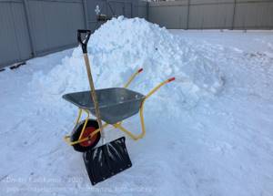 what you need to build a snow slide with your own hands