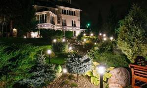 Decorative lighting for a country house