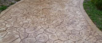 Decorative concrete is many times superior to paving or road facing tiles in terms of load resistance