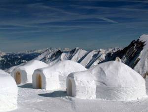 Eskimo snow houses
