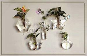 Фото стеклянных настенных горшков для цветов
