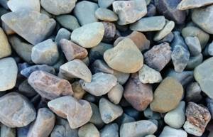Granite pebbles