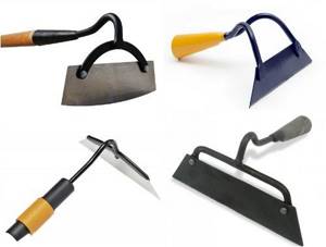 Tools for the garden and garden - hoes