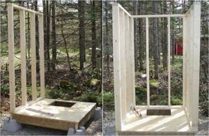 Making an outdoor toilet with your own hands