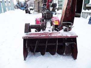 How to make a snow blower with your own hands