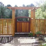 DIY garden gate
