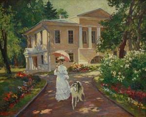 Painting “Warm morning. Estate&quot; 