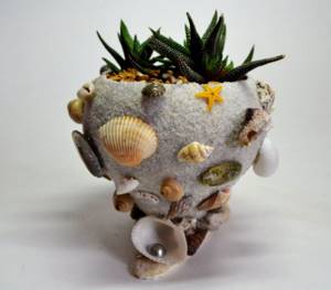 Flower pots Sea sketch