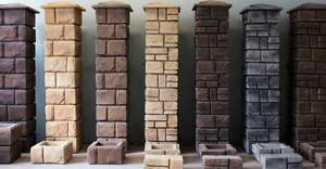 Brick fence using forging between posts: types and important points