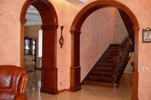 Beautiful interior arches made of wood: making your own