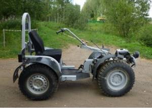 DIY ATV from a walk-behind tractor