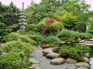 Landscape design in Japanese style - photo 2