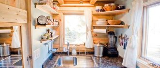 Small kitchen in the country