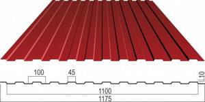 Material for corrugated fence