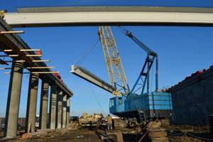 Installation of ribbed span structure