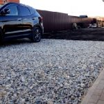 crushed stone car parking
