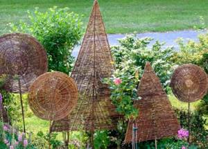 crafts from branches for the garden
