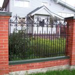 dimensions of brick fence posts