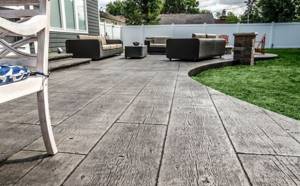 The scope of application of decorative concrete is almost limitless