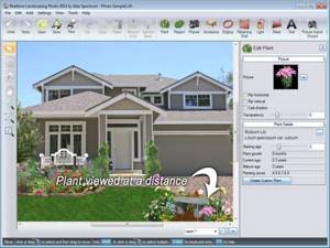 Screenshot of the Realtime Landscaping Architect interface