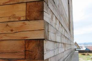 Timber wall