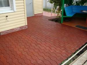 Paving slabs in the courtyard of a house 75 photo ideas