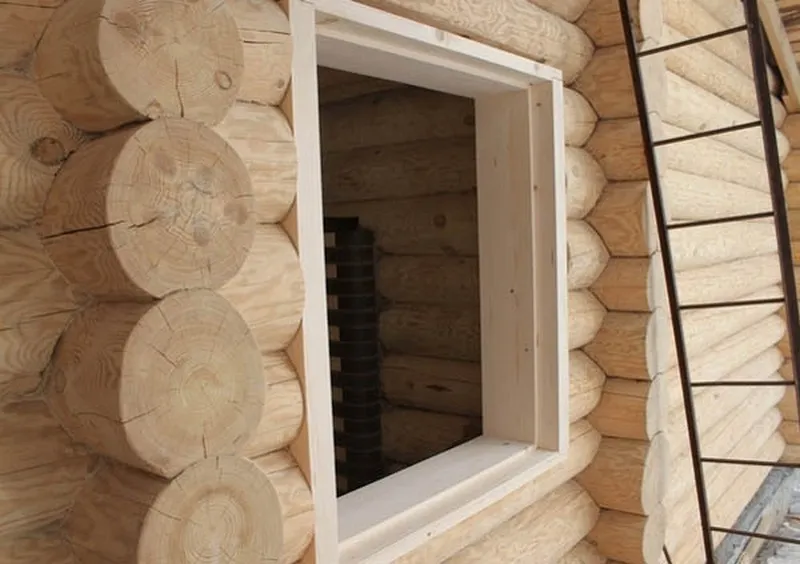 установка окон пвх в деревянном доме