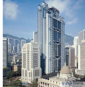 Exterior of the HSBC Building. Hong Kong 