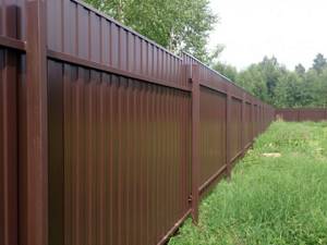 corrugated fence photo