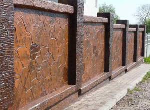 Fences and enclosures made from such concrete are much more cost-effective and can be erected faster