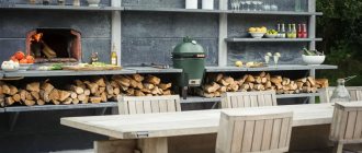 barbecue area at the dacha projects